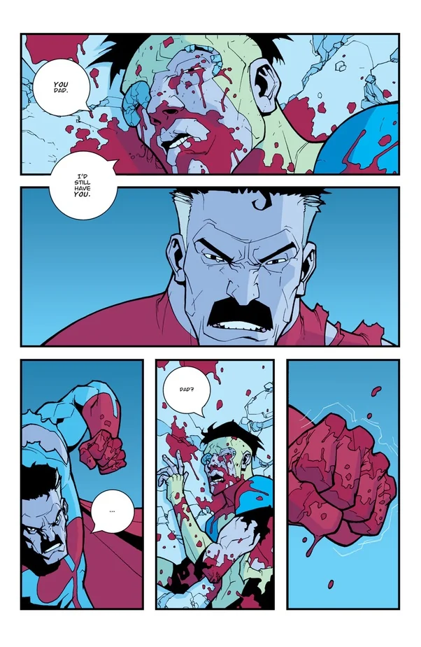 INVINCIBLE ISSUE 1 OTTLEY VARIANT PRE-ORDER (blue foil) - Image 3